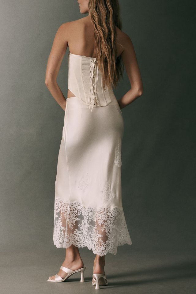 For Love & Lemons Rose Maxi Skirt #2