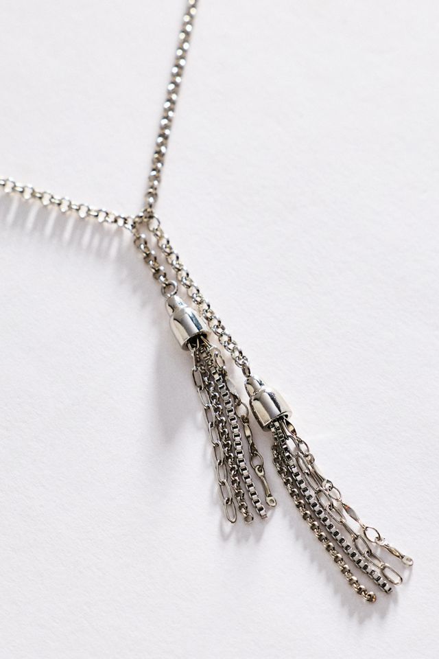 Wrap Fringe Necklace #1