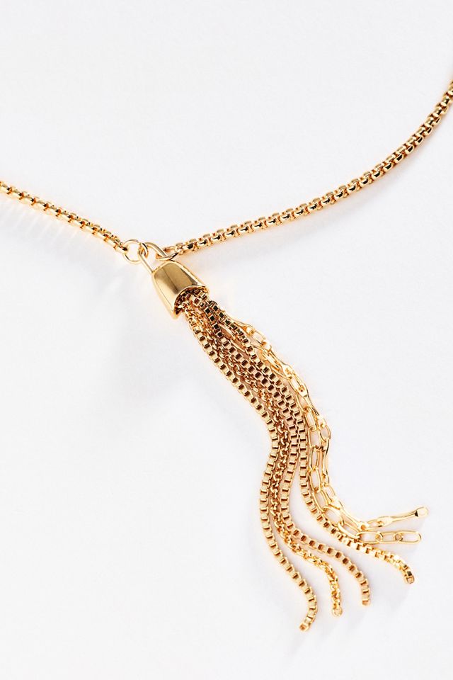 Collar con Colgante de Flecos #1