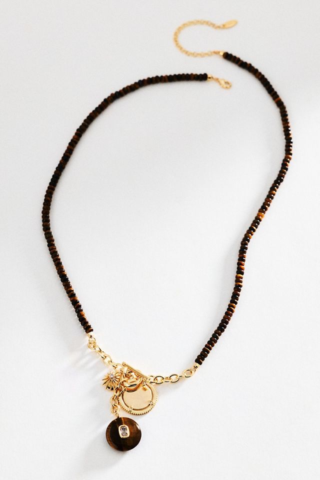 Beaded Charm Necklace #1