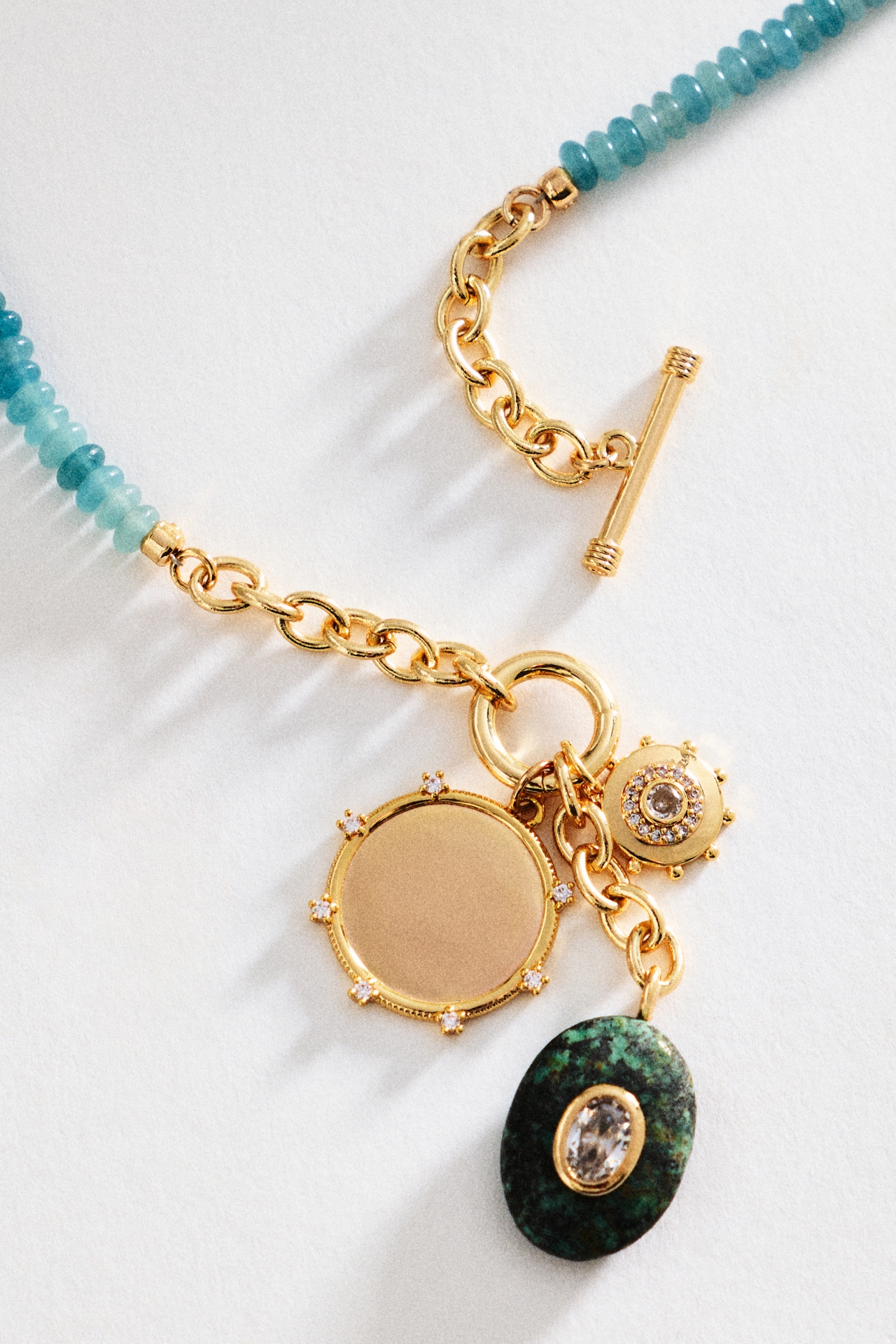 Beaded Charm Necklace