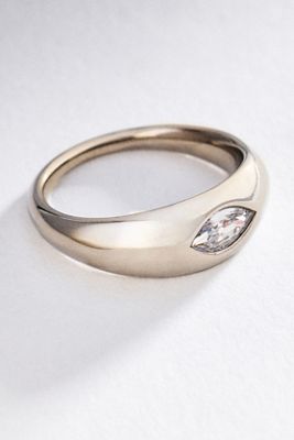 By Anthropologie Crystal Marquise Ring