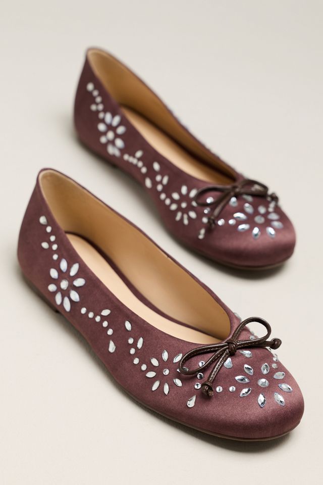 Ballerines en cristal Maeve #1