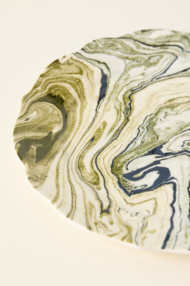 Marble Stoneware Dinner Plate #3