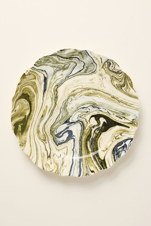 Marble Stoneware Dinner Plate #1