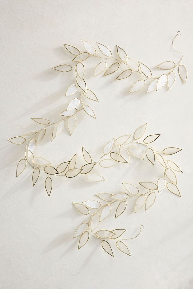 Capiz Leaves Garland #2