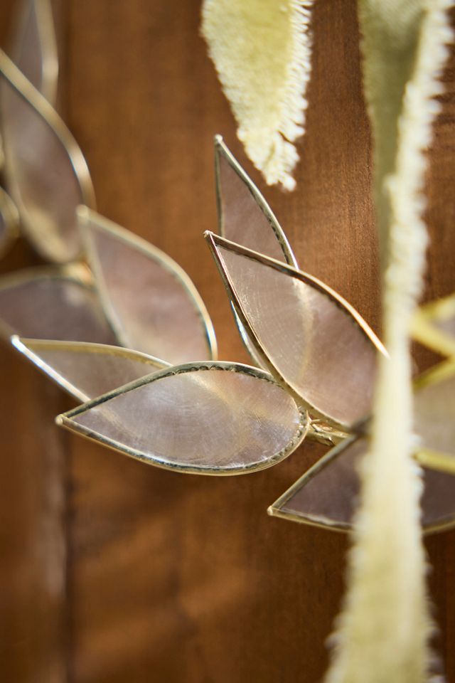 Capiz Leaves Wreath #1