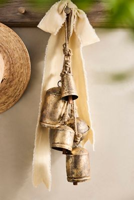 Weathered Bells Wreath Charm