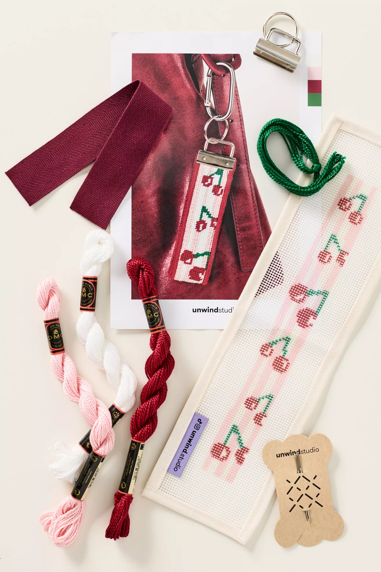 Unwind Studio Needlepoint Key Fob Kit