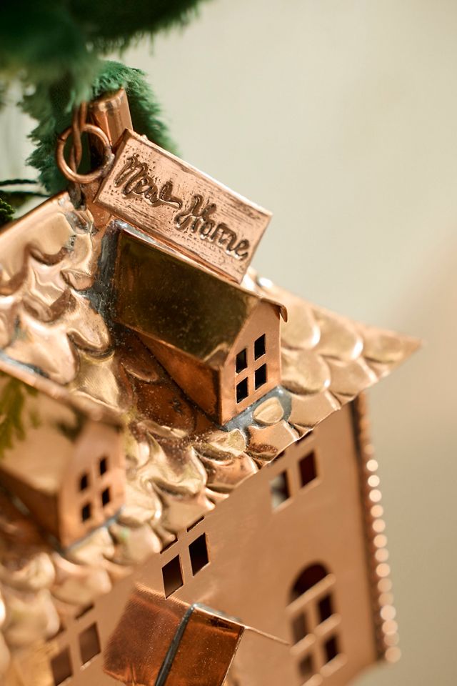 Holiday House Commemorative Copper Ornament #1