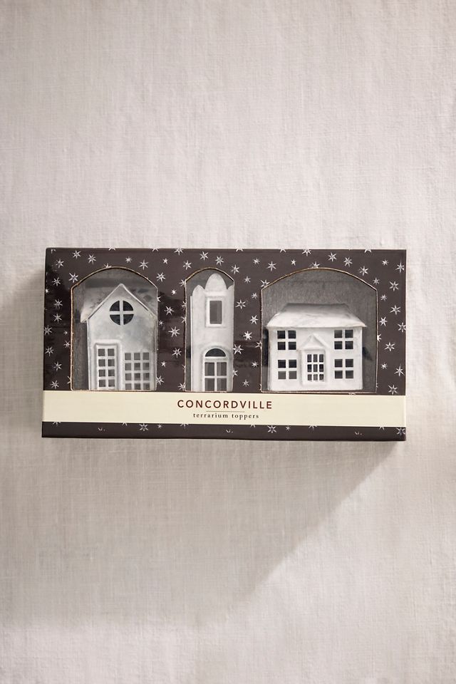 Terrain Concordville Miniature House Toppers, Set of 3 #1