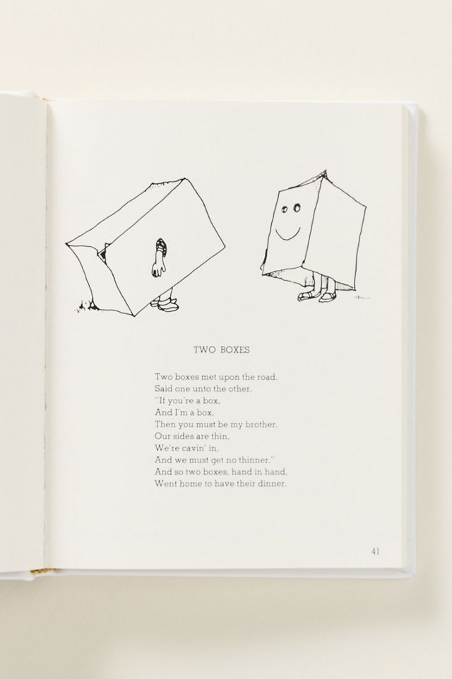 Where the Sidewalk Ends: Poems and Drawings Leather Bound Book #1