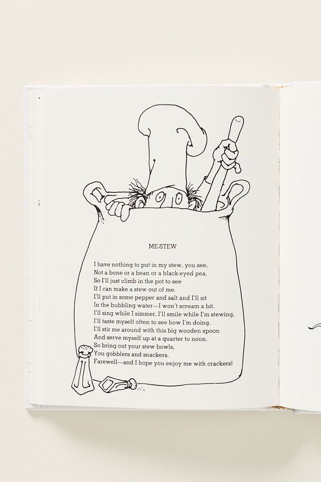 Where the Sidewalk Ends: Poems and Drawings Leather Bound Book #2