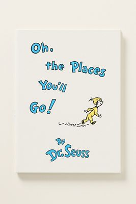 Oh The Places You'll Go! Leather Bound Kids Book