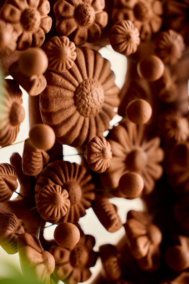 Oaxacan Clay Hanukkah Menorah #1