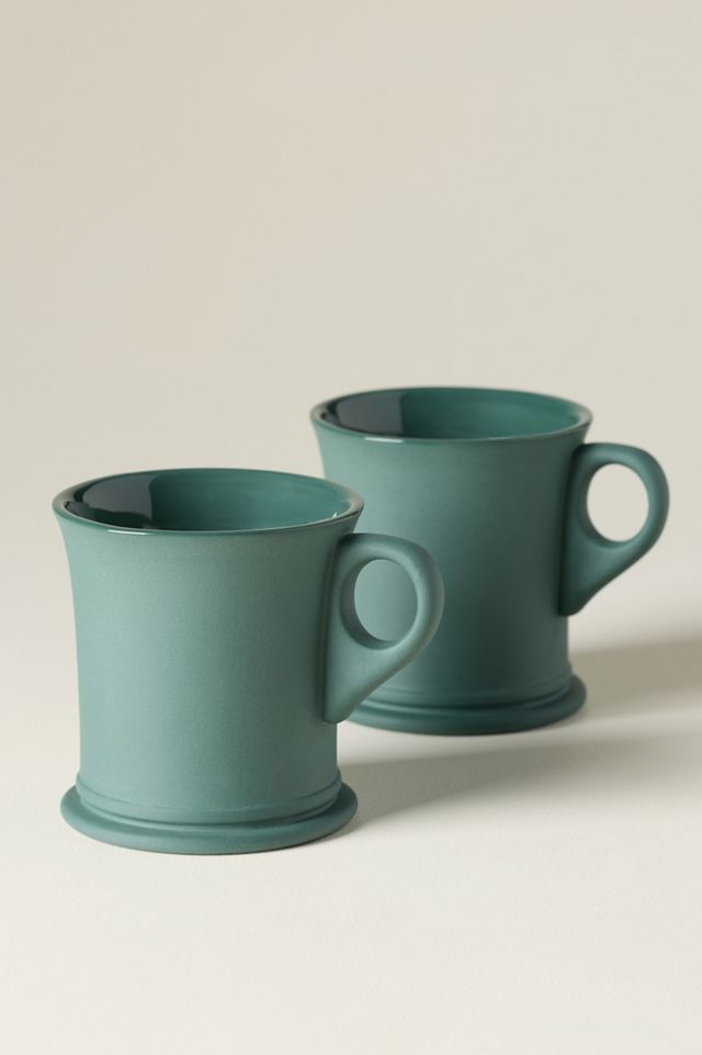 Sir Madam Barber's Stoneware Mugs, Set of 2 #2