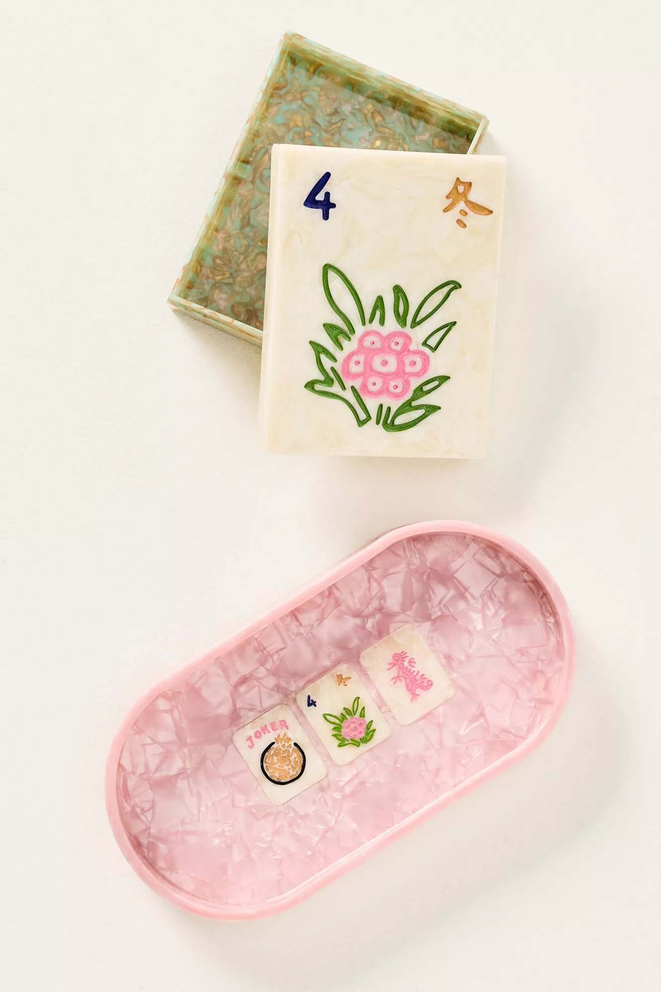 Solar Eclipse Hand-Painted Trinket Tray - thumbnail 2