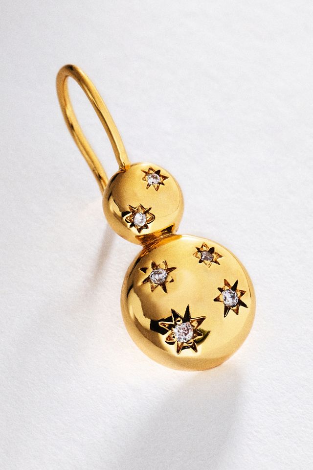Goldbug Collection Double Bubble Drop Earrings #1