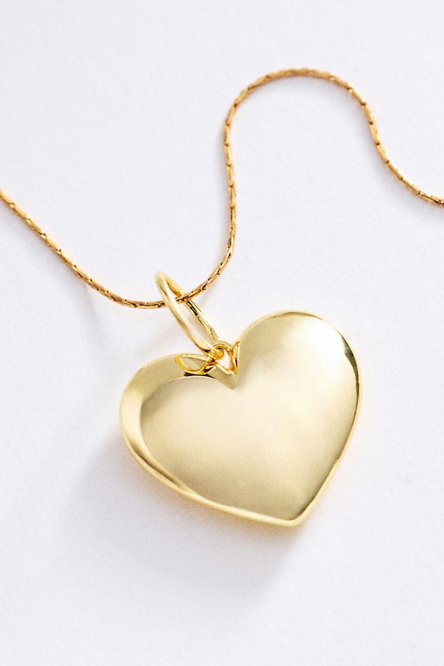 Goldbug Puffy Heart Charm #1
