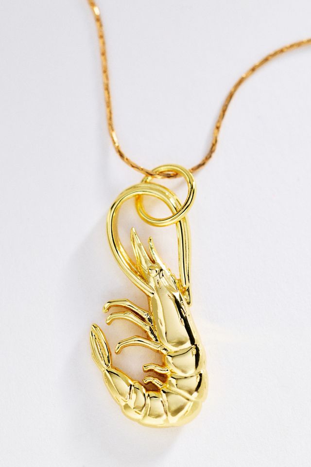 Goldbug Collection Small Shrimp Charm #1