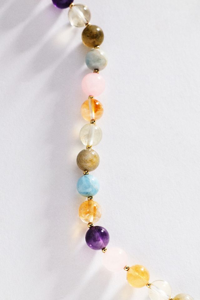 Goldbug Collection Gemstone Toggle Necklace #1