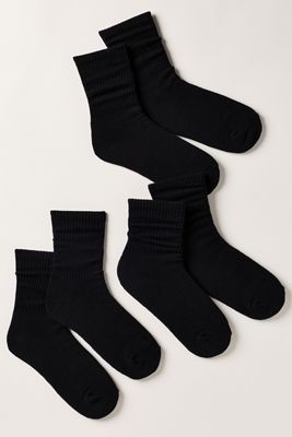 By Anthropologie Sporty Crew Socks, Set of 3