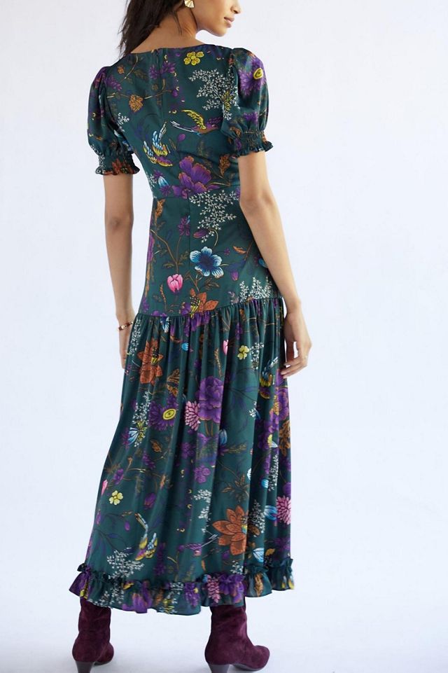 Hutch Puff-Sleeved Maxi Dress #1