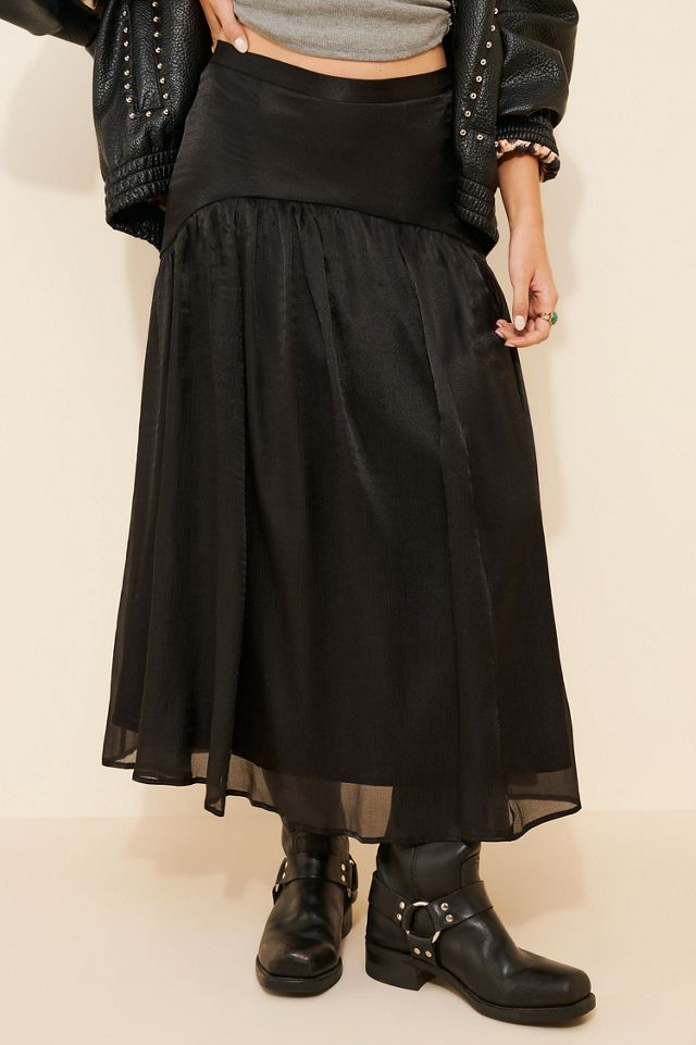 Hutch Drop Waist Midi Skirt #3