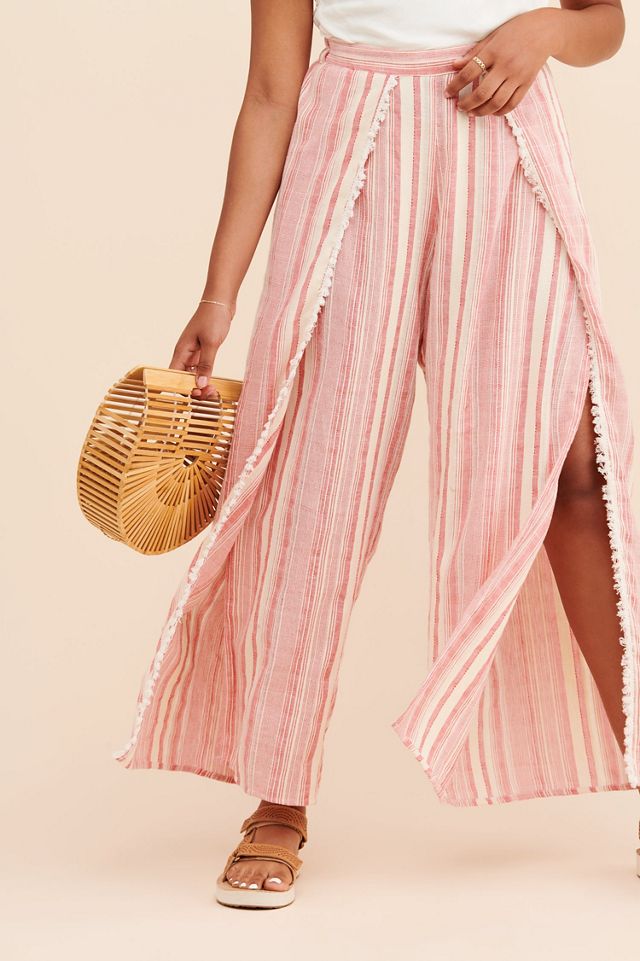 Raga Candy Stripe Slit Pants #2