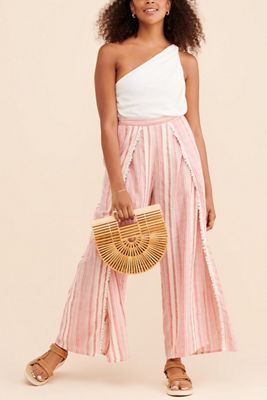 Raga Candy Stripe Slit Pants