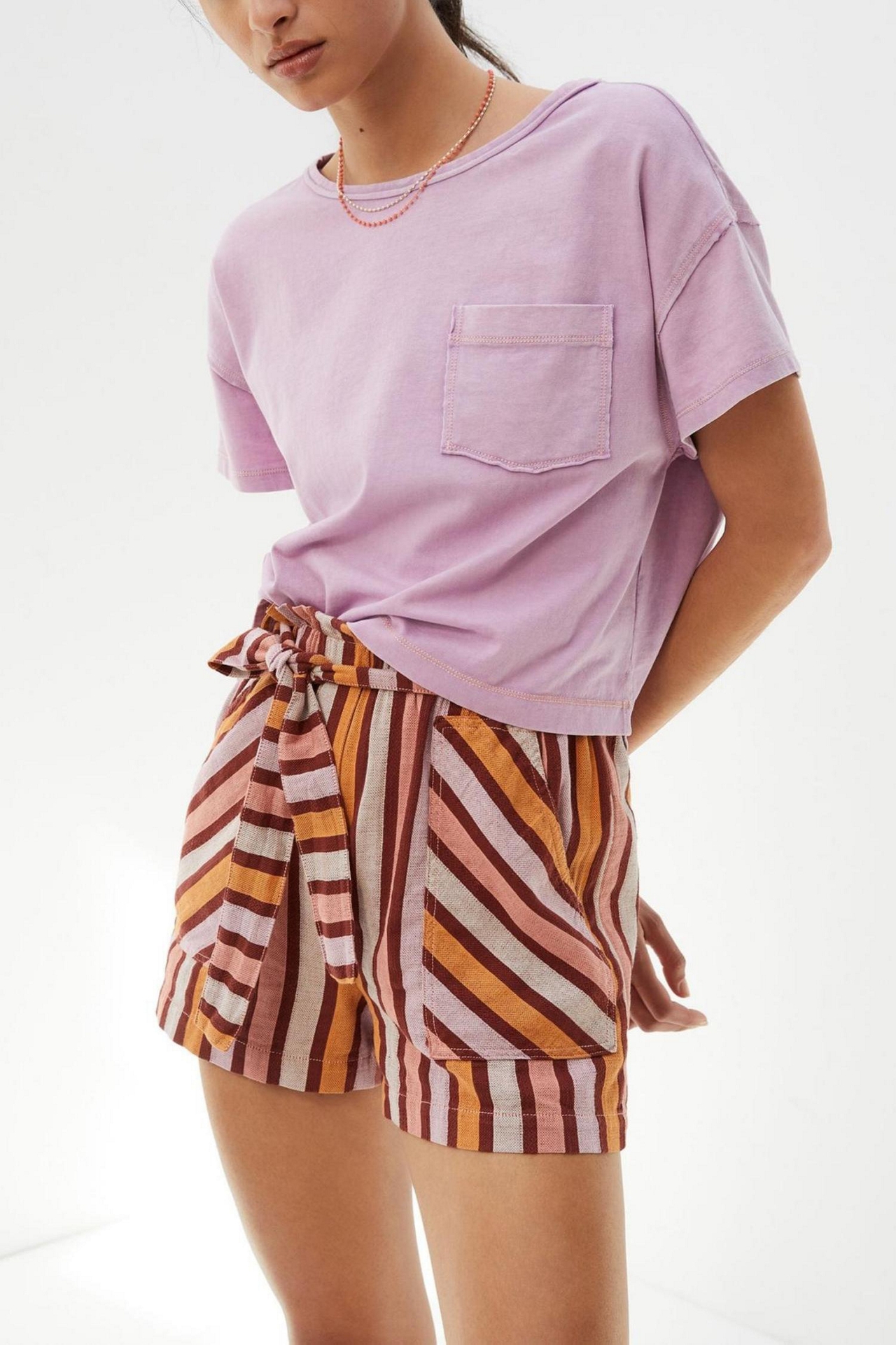 Retro Stripe Shorts