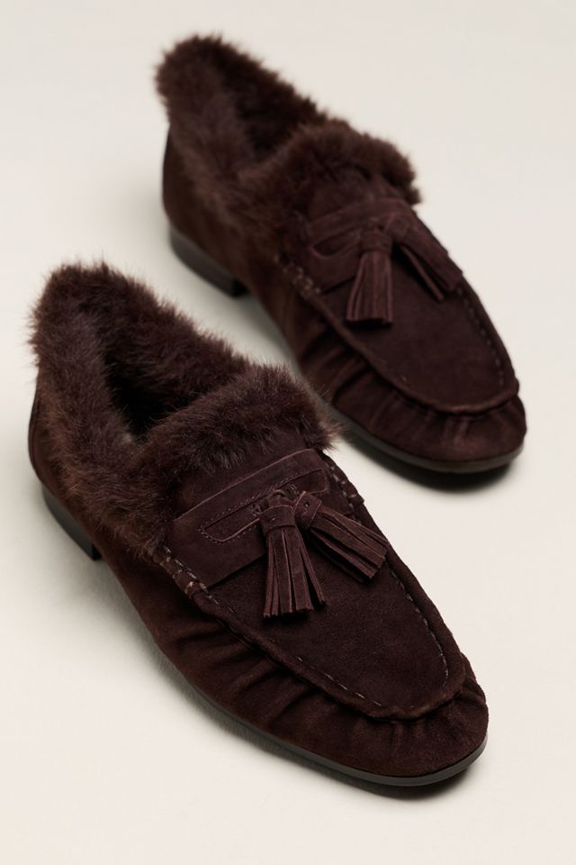 Sam Edelman Faux Fur Lined Moccasin Loafers #1