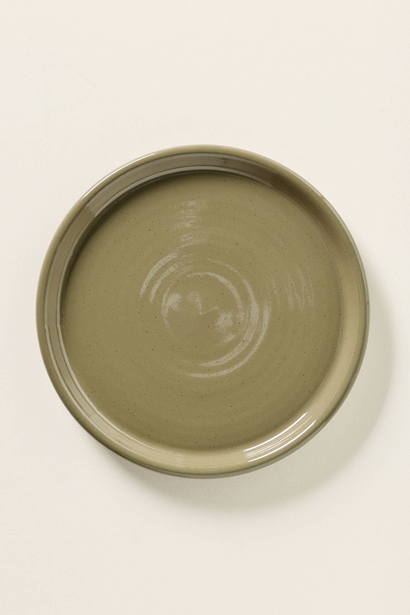 Costa Nova Scotia Stoneware Dinner Plates, Set of 4 - Olive, Set Of 4