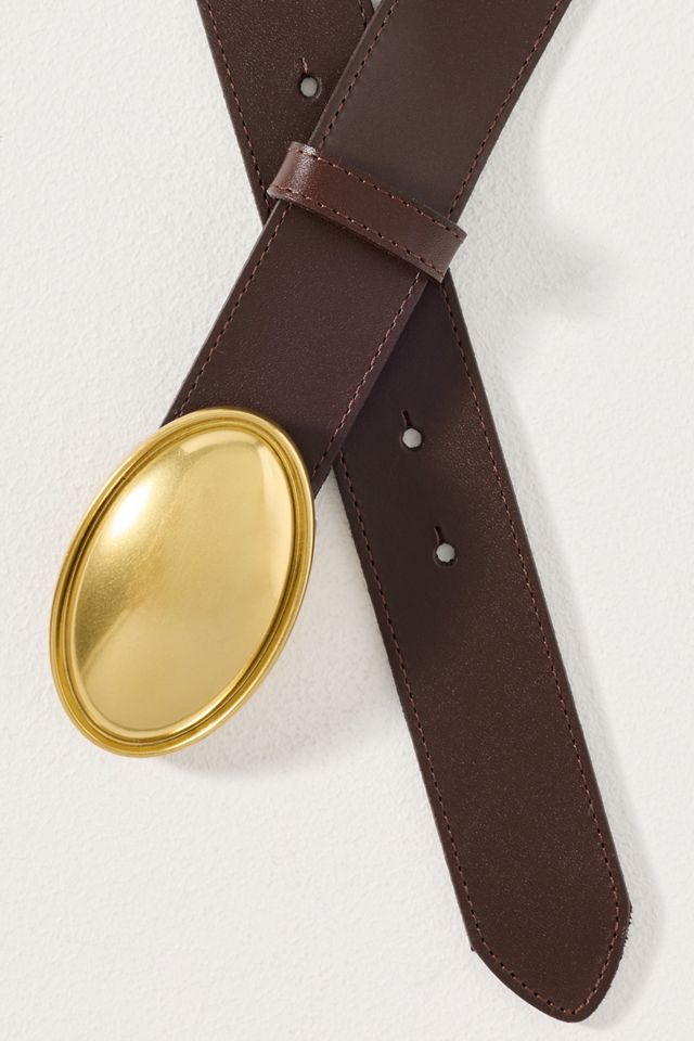 By Anthropologie Oval Plaque Belt #1