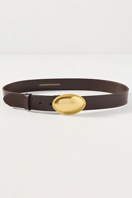 By Anthropologie Oval Plaque Belt