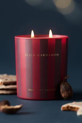 Brooklyn Candle Studio Woody Black Cardamom Boxed Glass Candle