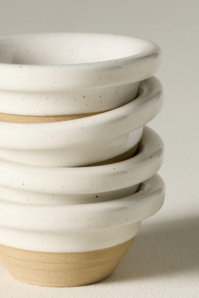 Costa Nova Scotia Stoneware Dip Bowls, Set of 4 #2
