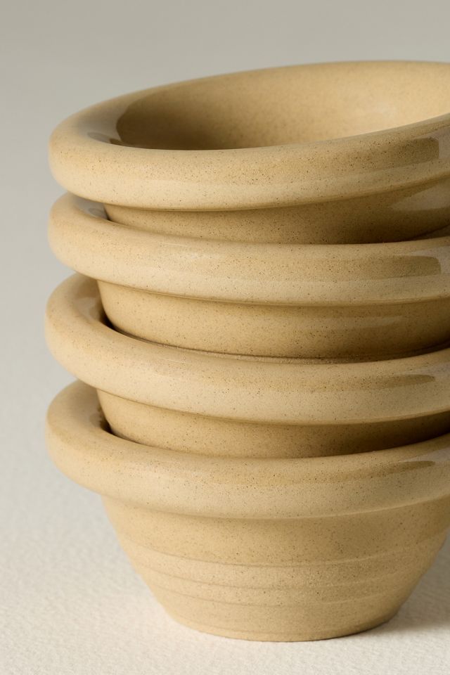Costa Nova Scotia Stoneware Dip Bowls, Set of 4 #1