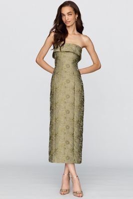 BHLDN Jacquard Maxi Dress