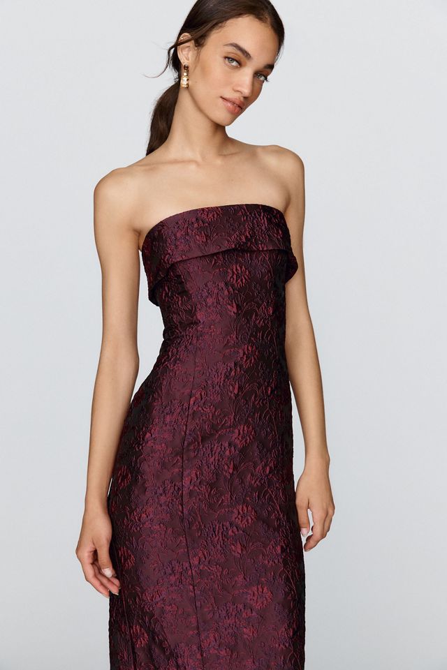 BHLDN Jacquard Maxi Dress #1