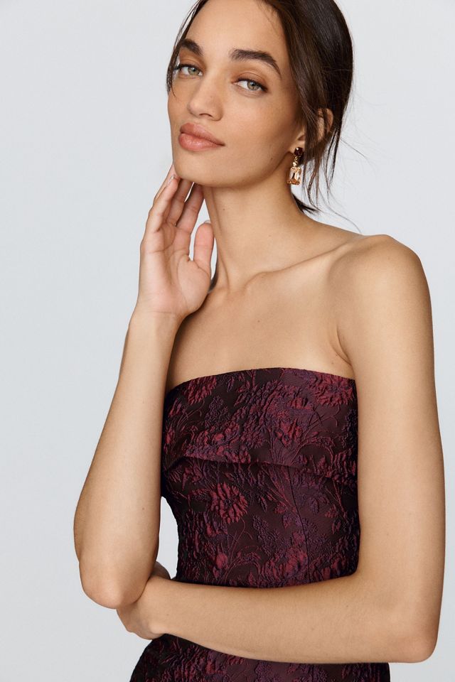 BHLDN Jacquard Maxi Dress #3