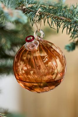 Glass Ornament Hummingbird Feeder