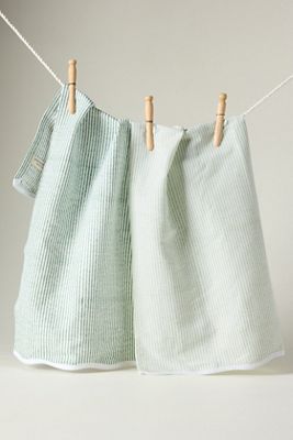 John Robshaw Block Print Dish Towels, Set of 2