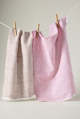 John Robshaw Block Print Dish Towels, Set of 2
