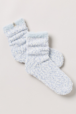Ugg Cozy Chenille Socks In Blue