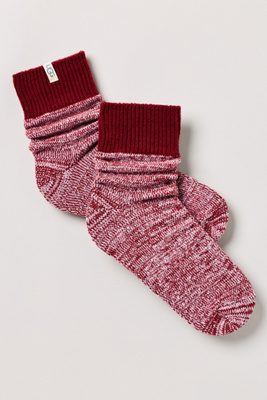 Ugg Rib Knit Slouchy Socks In Pink