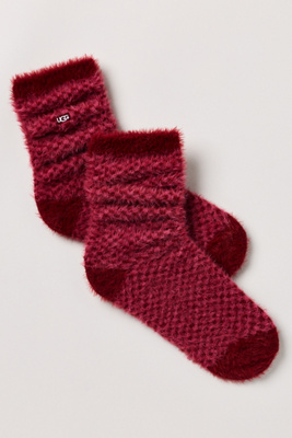 Ugg Enlie Crew Socks In Pink