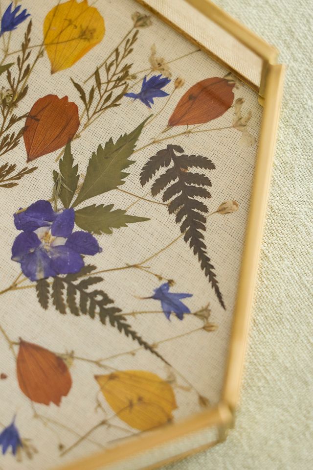 Terrain Pressed Floral Hexagon Tray #1