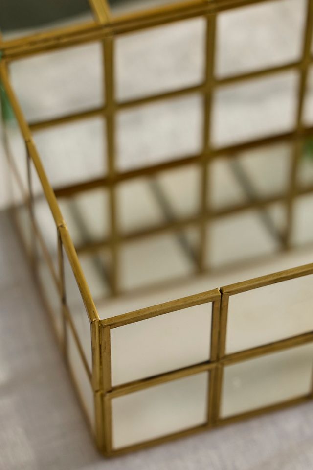 Glass Paned Jewelry Box #1