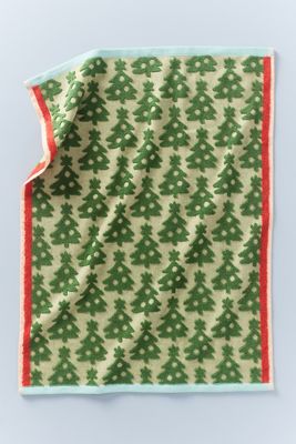 Christmas Icon Jacquard Dish Cloths, Set of 4